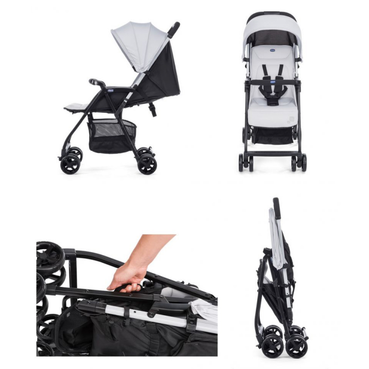 Chicco 2018 OHlala Folding Seat Stroller Rain Cover included Light